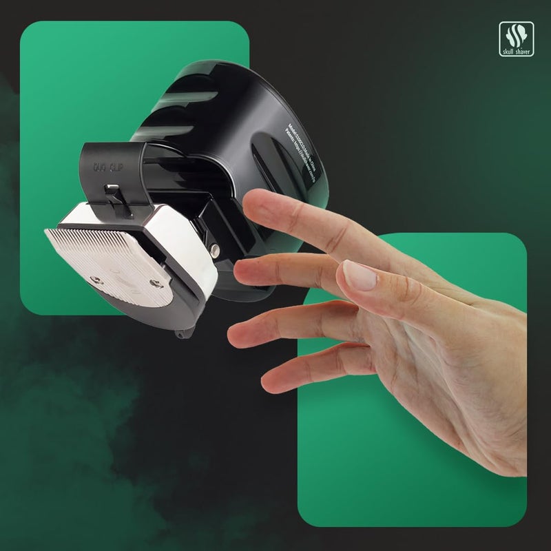 Skull Shaver Beast Clipper Duo - Home Haircut & Grooming Kit - Durable Steel Blades - Cordless Operation - Adjustable Combs - Designed for Men & Women - Image 5