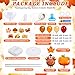 Gejoy 2 Set Thanksgiving Fall Balloon Column Stand Set with 194 Pcs Fall Turkey Pumpkin Balloons 50 Maple Leaves 14 Cards 65 ft Adjustable Tower Pillar with Metal Telescopic for Thanksgiving Party - Image 4