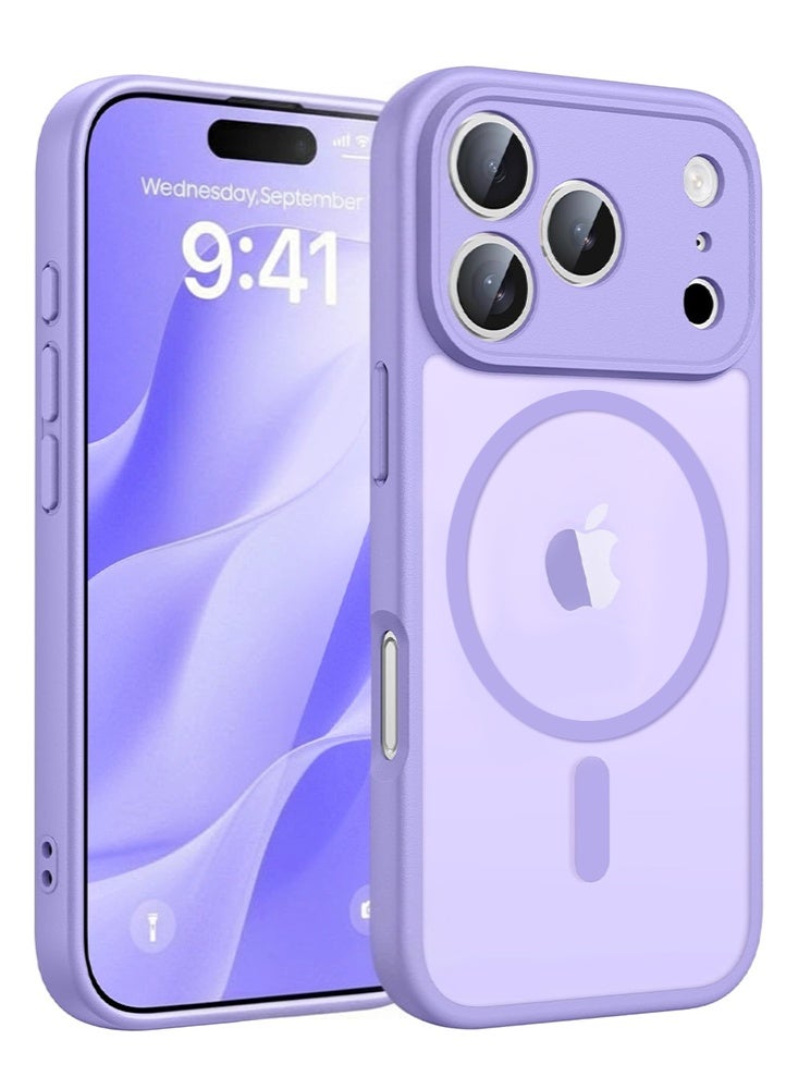 iPhone 17 Pro Case with MagSafe, Black Matte Anti-Fingerprint Back, Precision Cutouts & Raised Camera Protection, Strong Magnet Compatible with MagSafe Accessories - Image 1