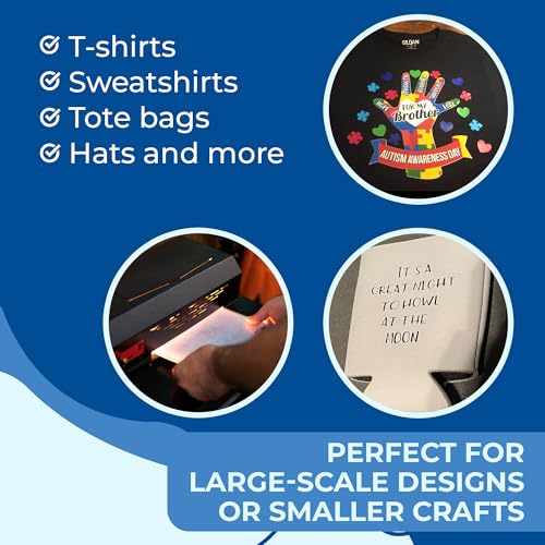 Frisco Craft Transfer Tape for Heat Transfer Vinyl - Iron on Clear Tape for Printable and Patterned HTV and Adhesive, Large & Small Crafts, Heat Press, Reusable UP to 5 Times, High Tack (12" x 10 ft) - Image 5
