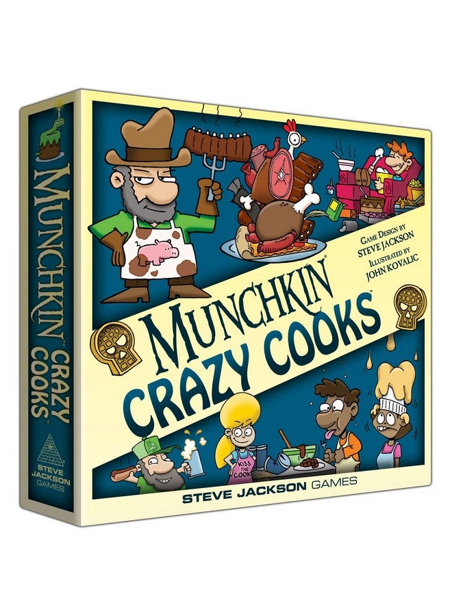 ستيف جاكسون جيمز لعبة ستيف جاكسون "مونشكين كريزي كوكس" اللوحية | لعبة ورق وطاولة عائلية | للكبار، الأطفال، والعائلات | مغامرات خيالية | لعبة تقمص أدوار خيالية | من ١٠ سنوات فما فوق | من ٣ إلى ٦ لاعبين | متوسط وقت اللعب ١٢٠ دقيقة - Image 1