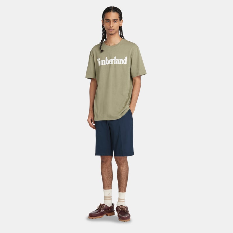Timberland Men's Linear Logo Non-Ringer T-Shirt - Image 3