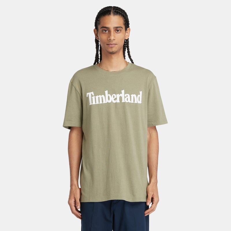 Timberland Men's Linear Logo Non-Ringer T-Shirt - Image 1
