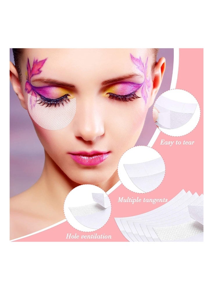 Jorzz Nine-Tails Fox, Cat Eyeliner Eyeshadow Stencil Sticker, Stamp Pad Stencil Sticker Set for Eyeshadow and Eyeliner for Makeup Beginners Essentials  | 5Pack| -12Pairs/Pack - Image 2