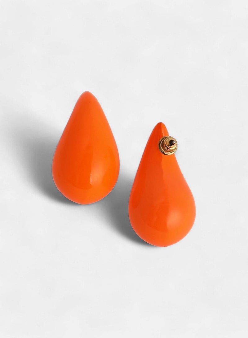 SOHI Teardrop Shape Artificial Stud Earring Jewellery - Image 5