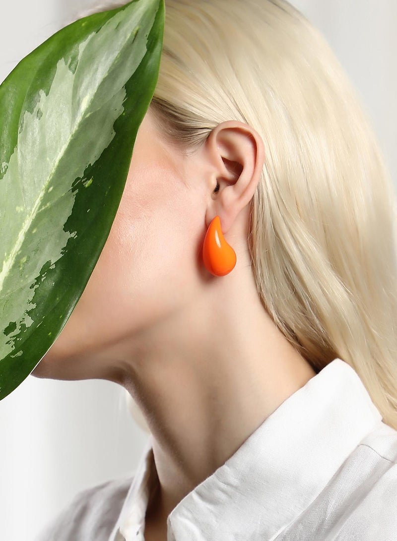 SOHI Teardrop Shape Artificial Stud Earring Jewellery - Image 2