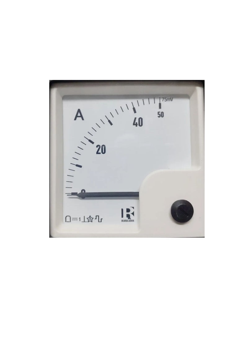 AC Analogue Panel Ammeter 96x96 - Direct Type - ERI96A2D - Image 2