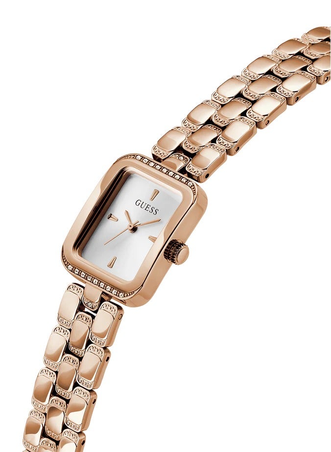 Guess Ladies Rose Gold Tone Analog Watch GW0865L3 - Image 4