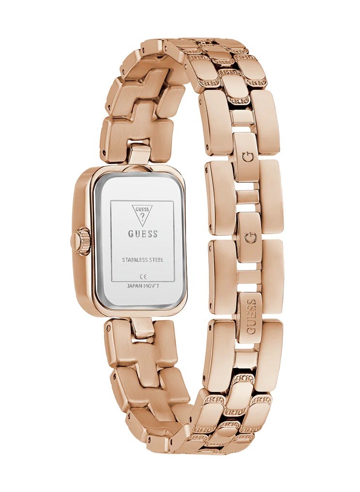 Guess Ladies Rose Gold Tone Analog Watch GW0865L3 - Image 3