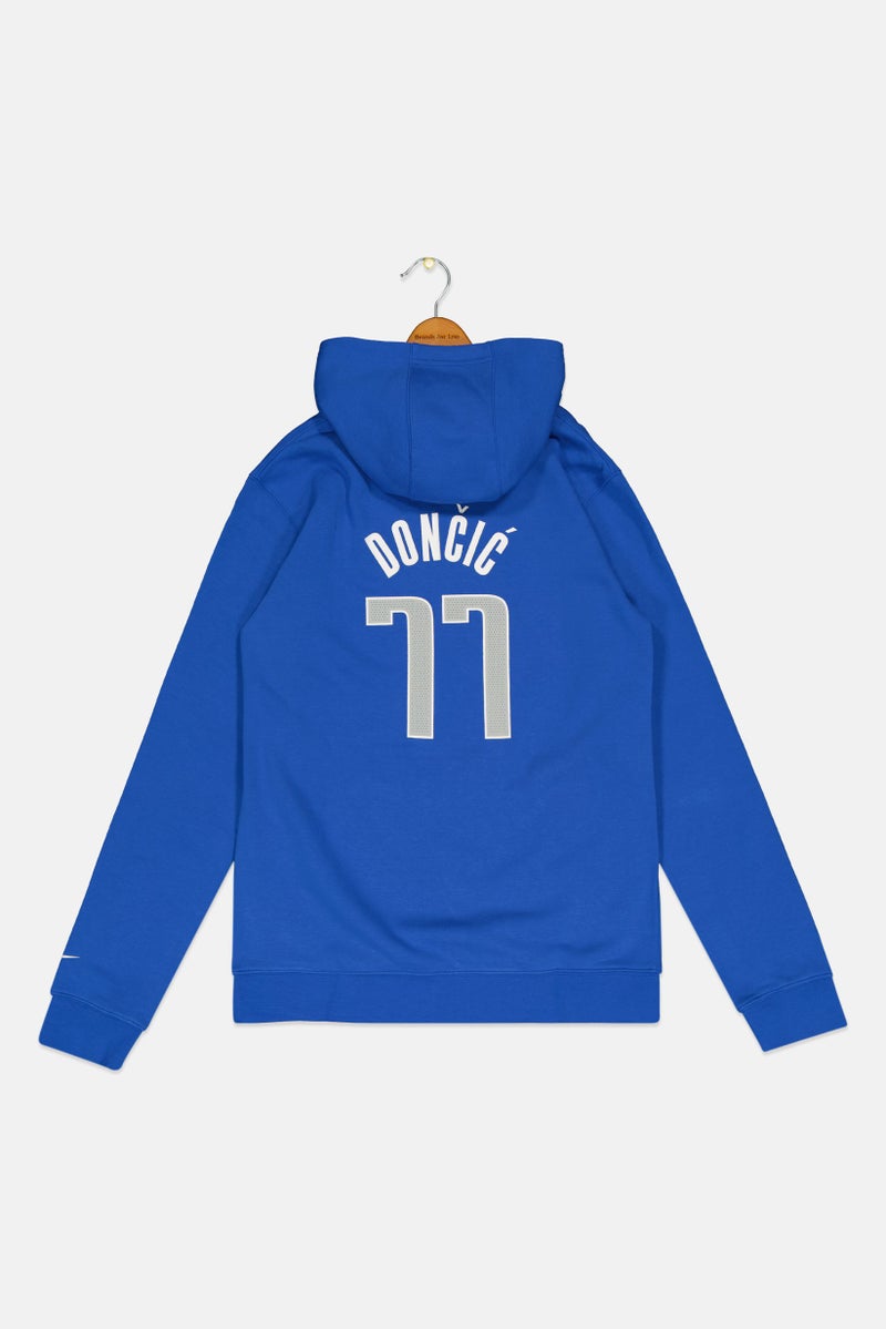 Nike Nike x NBA Kids Boy Dallas Mavericks Basketball Hoodie, Blue  - Image 2