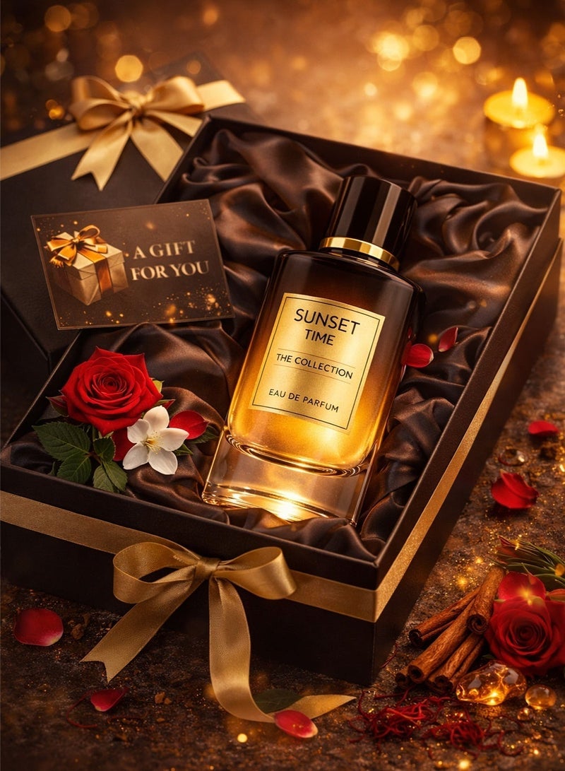 Orchid Sunset Time Pour Homme Eau de Parfum 100ml for Men | Spicy Floral Woody Perfume with Rose, Carnation & Cinnamon | Musk, Patchouli & Saffron Base - Image 5