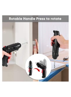 Y&D Electric Screwdriver, 47 in 1 Rechargeable and Rotatable 3.5Nm Max Torque Cordless Screwdriver Set with Built-in LED, 3.6V, 1300mAh, Easy for Small Home Projects  - Image 3