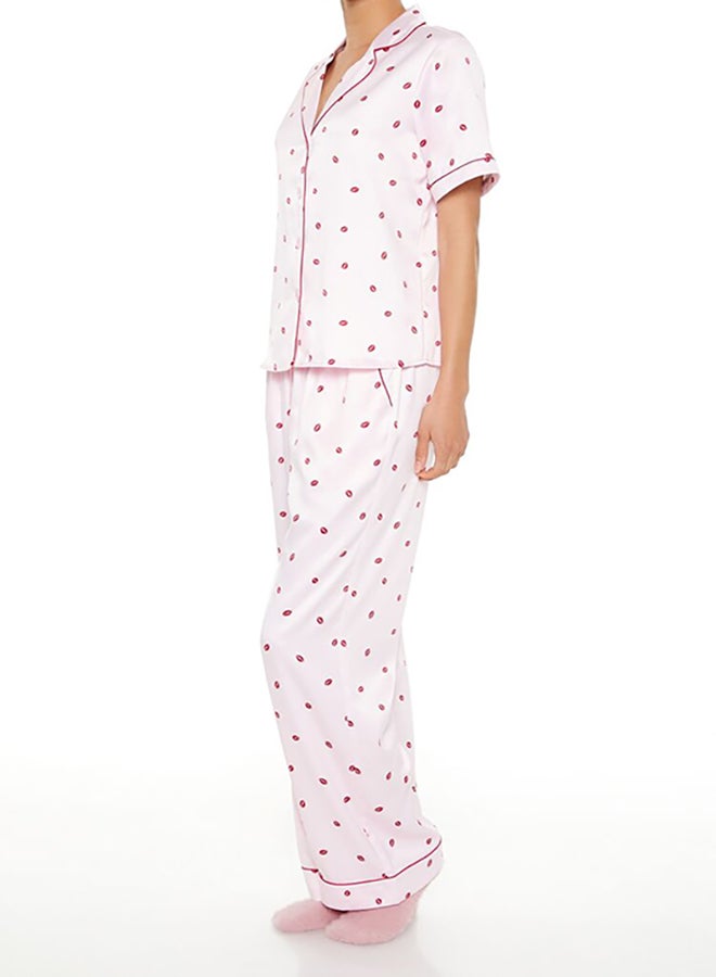 FOREVER 21 Lipstick Kiss Pajama Set  - Image 2