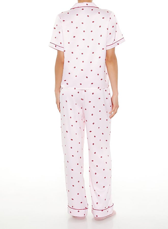 FOREVER 21 Lipstick Kiss Pajama Set  - Image 3