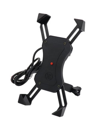 Universal Adjustable USB chargeable Phone Mount Holder for Motorcycle - Bike Handlebars Fits All Cell Phones 3.5-6" Wide - pzsku/ZE942B622811344DB386FZ/45/_/1682498197/e7d92064-dda8-46c6-b761-60f302e18183