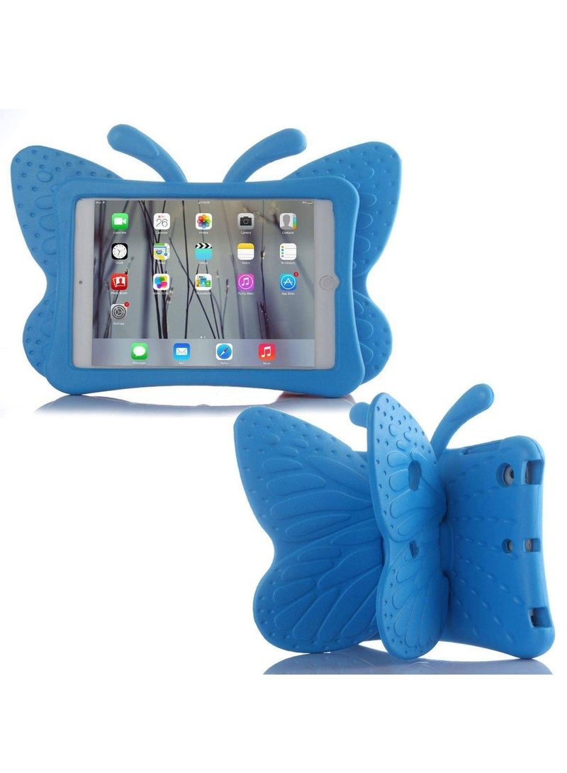 iPad 10.2 Inch Case for Kids(2021/2020/2019 Model,9/8/7 Generation), Shockproof Kickstand Butterfly Cover Non-Toxic EVA Foam Wings Kid-Proof Rugged Bumper Boy Girl Gift for iPad 10.2 - Image 1