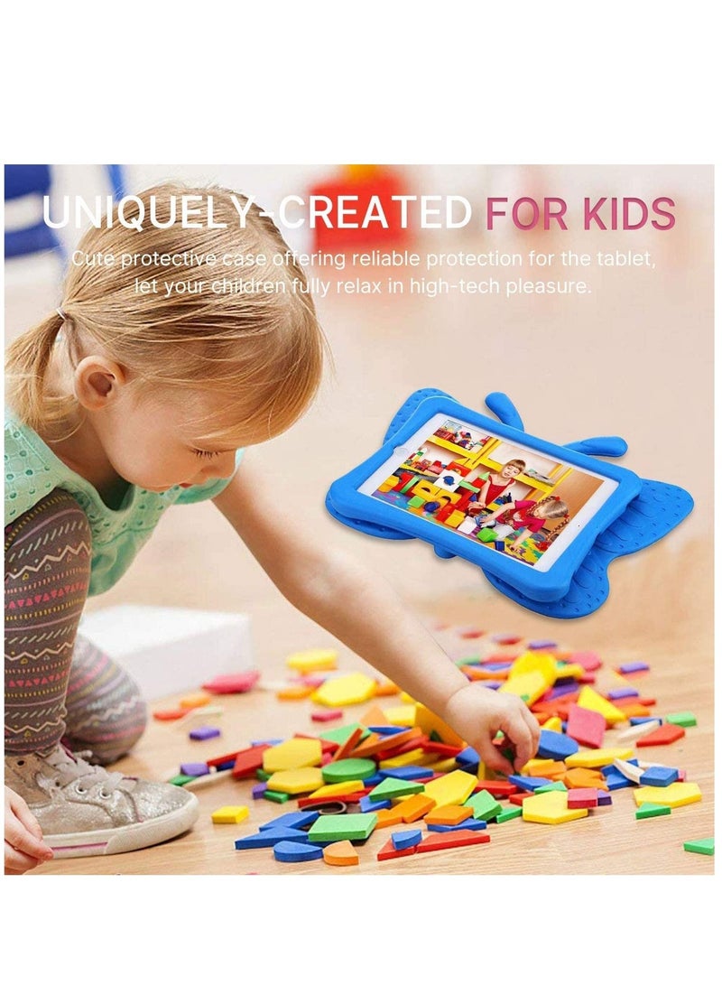iPad 10.2 Inch Case for Kids(2021/2020/2019 Model,9/8/7 Generation), Shockproof Kickstand Butterfly Cover Non-Toxic EVA Foam Wings Kid-Proof Rugged Bumper Boy Girl Gift for iPad 10.2 - Image 3