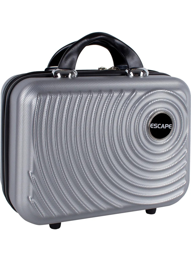 ESCAPE 1 Abs Makeup Bag Hand Luggage Travel Bag Silver