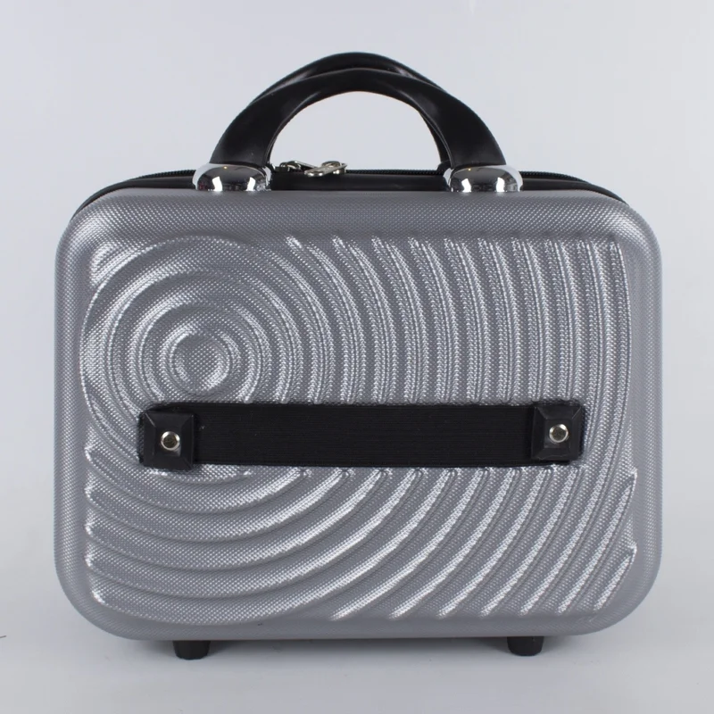 ESCAPE 1 Abs Makeup Bag Hand Luggage Travel Bag Silver