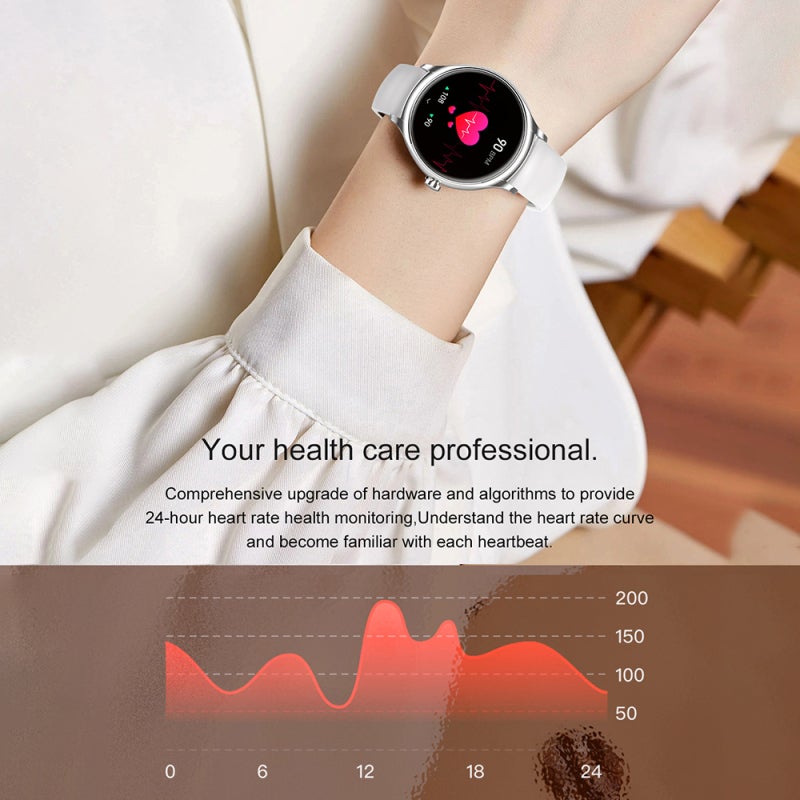 Smartwatch With Touch Panel 1.39-Inch HD Display 230mAh Long Battery Health Monitoring Smartwatch - IP67 Waterproof Material BT Connection Call Watch With Sports Modes For Android iOS - Image 4