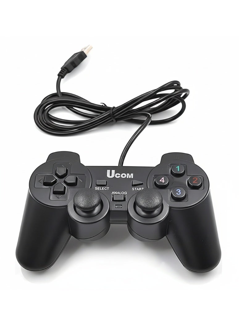 Wired USB Game Controller – Dual Analog Joysticks, Vivid Action Buttons,1.8 Cable and Seamless PC Integration - Image 1