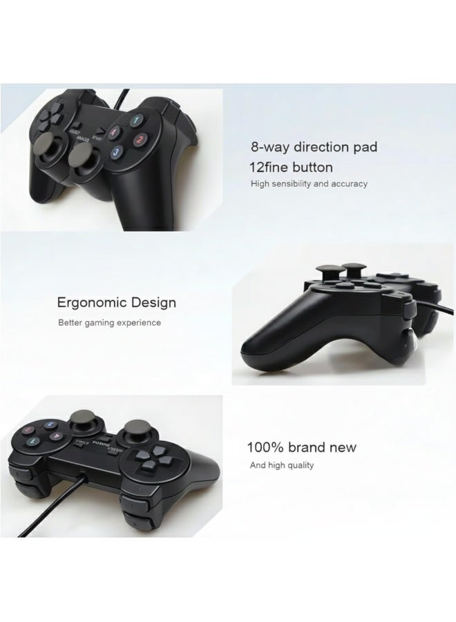 Wired USB Game Controller – Dual Analog Joysticks, Vivid Action Buttons,1.8 Cable and Seamless PC Integration - Image 5