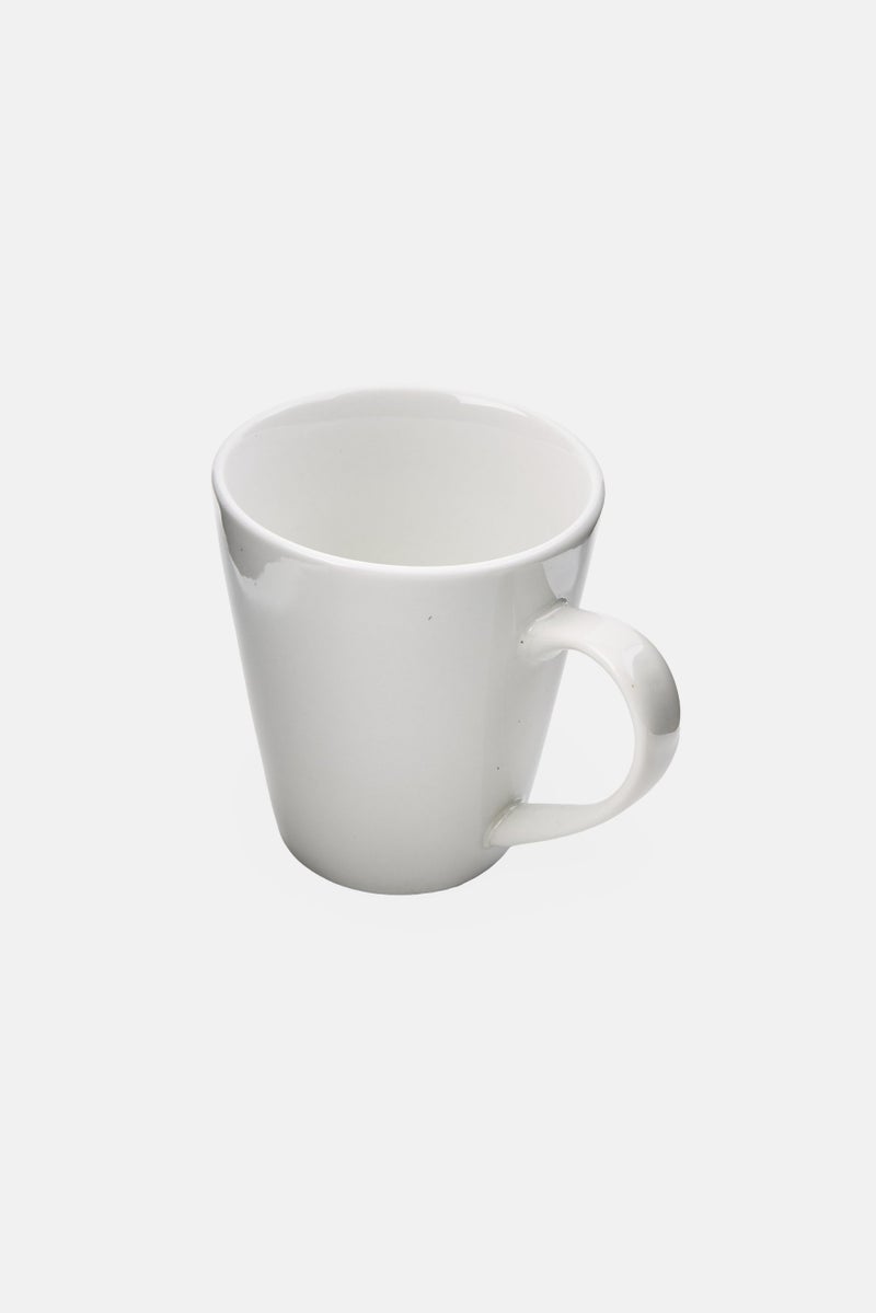 Gibson Home Ceramic Coffee Cup 380ml, White - Image 1