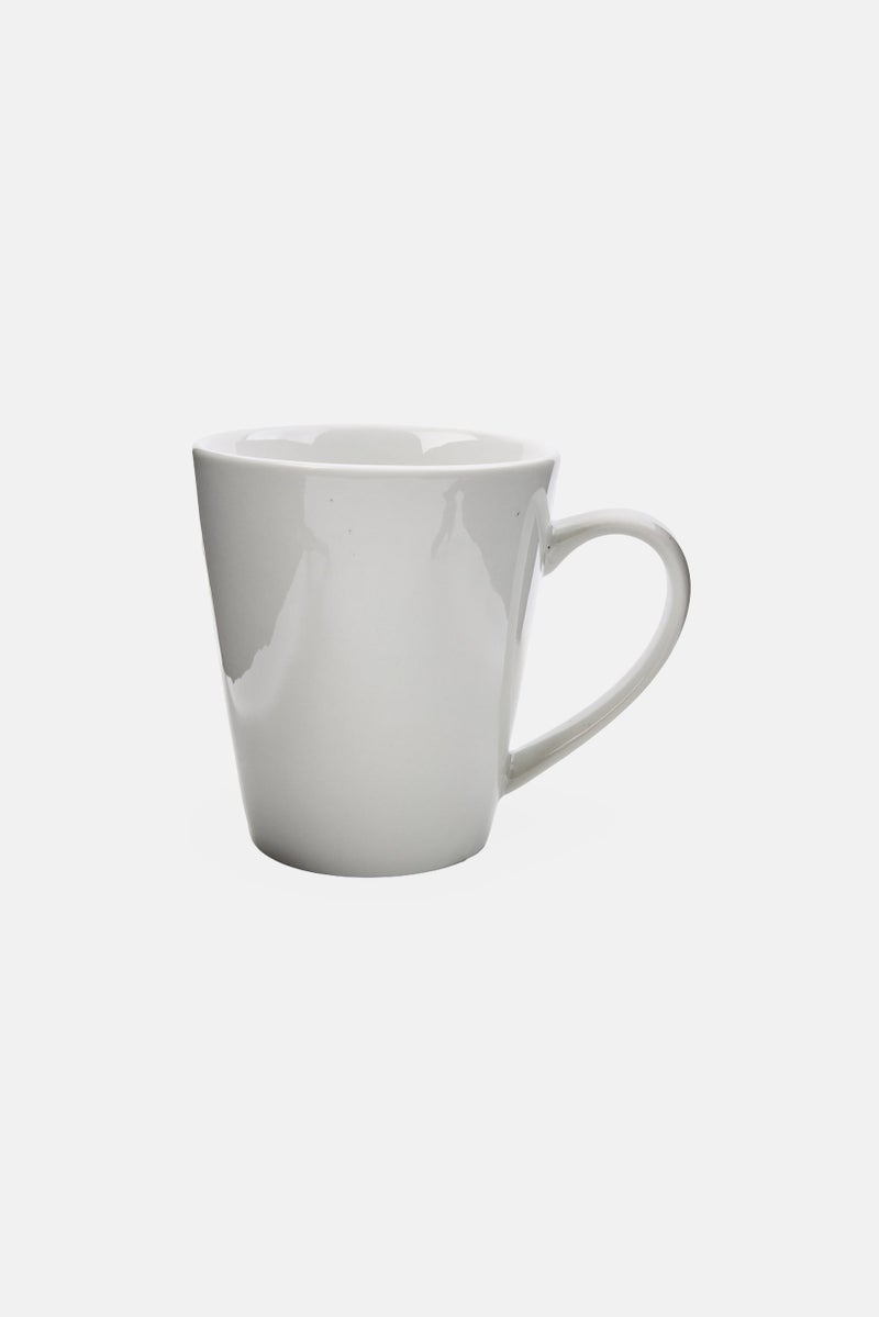 Gibson Home Ceramic Coffee Cup 380ml, White - Image 2
