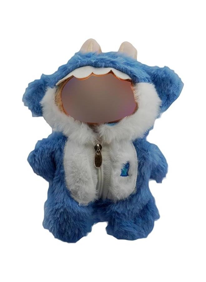 General Clothes for Labubu, Outfit for Labubus, Shark Clothes for Labubu Doll, Personality Adorable Dolls Clothes Accessories (NO Doll) (Shark-Blue) 