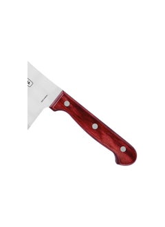 TRAMONTINA TRAMONTINA 6 Inch Cleaver, Heavy-Duty Stainless Steel Blade with Polywood Handle, Ideal for Meat Cutting and Chopping, Silver and Brown, Durable and Long-Lasting Design  - Image 3
