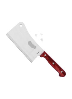 TRAMONTINA TRAMONTINA 6 Inch Cleaver, Heavy-Duty Stainless Steel Blade with Polywood Handle, Ideal for Meat Cutting and Chopping, Silver and Brown, Durable and Long-Lasting Design  - Image 1