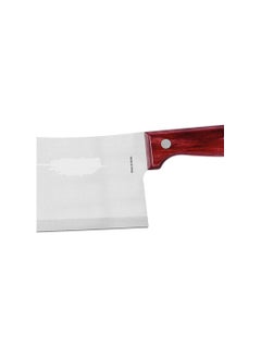 TRAMONTINA TRAMONTINA 6 Inch Cleaver, Heavy-Duty Stainless Steel Blade with Polywood Handle, Ideal for Meat Cutting and Chopping, Silver and Brown, Durable and Long-Lasting Design  - Image 2