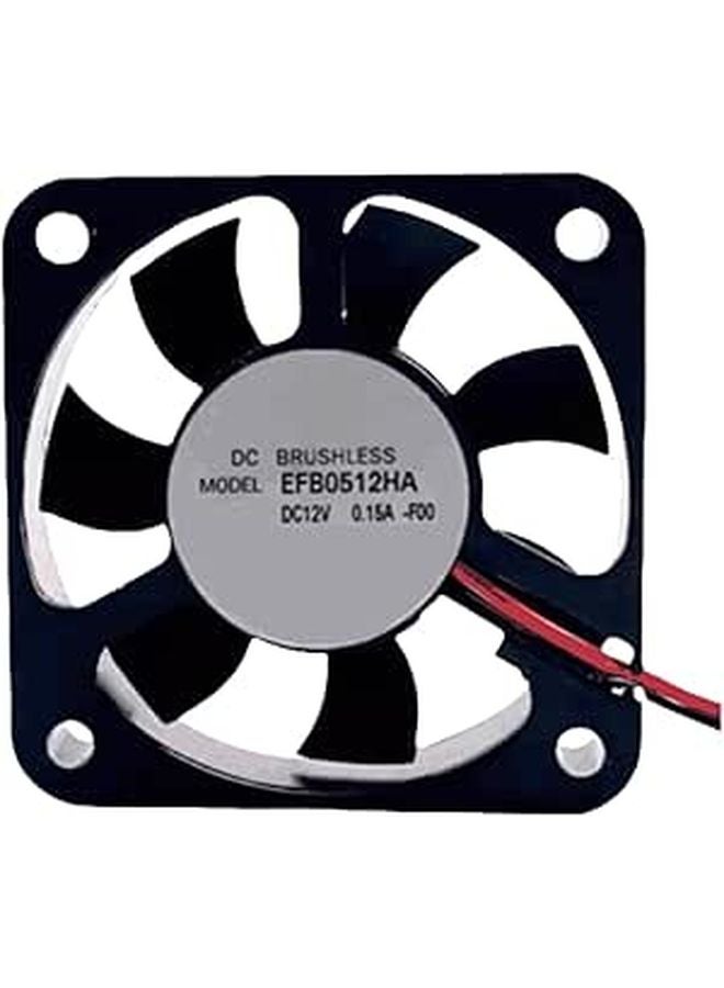 50mm 12V Cooling Fan 50x50x10mm 0.15A 3 Wire EFB0512HA 5010 - Image 1