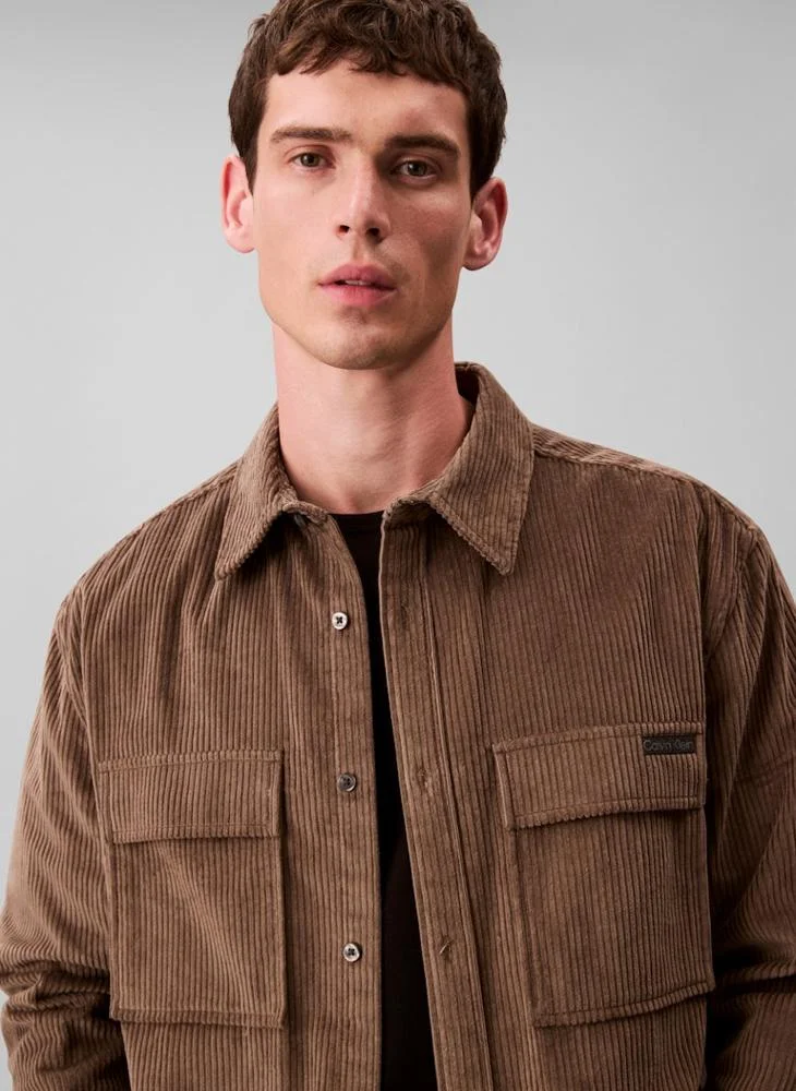 Calvin Klein Jeans Corduroy Relaxed Button-Down Shirt