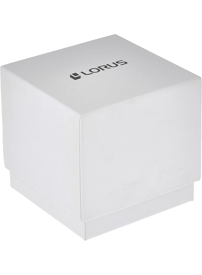 لوراس Rm337Ex9 ساعة رياضية كوارتز كرونوغراف مقاومة للماء حتى عمق 100 متر، مقياس سرعة الدوران، حزام سيليكون أسود وأزرق - Image 5