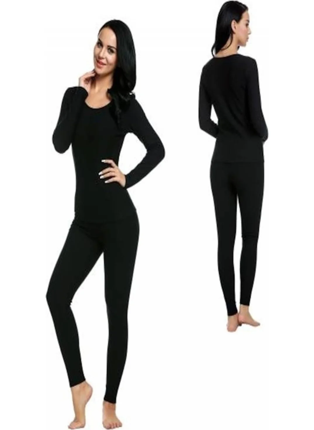 كوتا Women's Thermal Underwear Tights Thermal Undershirt Undershirt Athlete Set