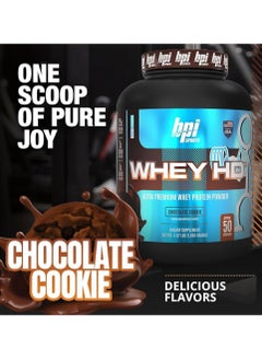 BPI SPORTS Protein Whey HD Supports Building Lean Muscle Mass - Chocolate Cookie - (4 lb)  - Image 3