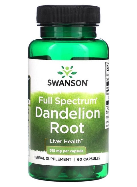 Full Spectrum Dandelion Root 515 mg 60 Caps