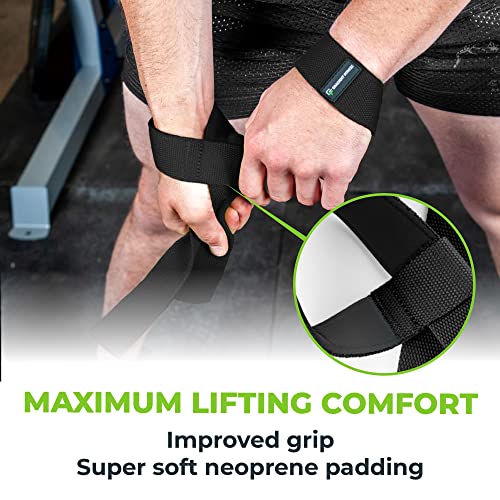 Gradient Fitness Lifting Straps | Wrist Straps for Weightlifting,Deadlift Straps,Lifting Straps for weightlifting,Straps for weight lifting,Weight Lifting Straps for Men/Women, Gym Lifting Grips (B) - Image 5