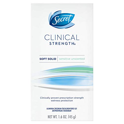 Secret Clinical Strength Soft Solid Sensitive Unscented Deodorant 16 oz Pack of 1