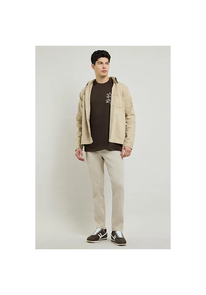 R&b Embroidered T-Shirt with Crew Neck and Short Sleeves