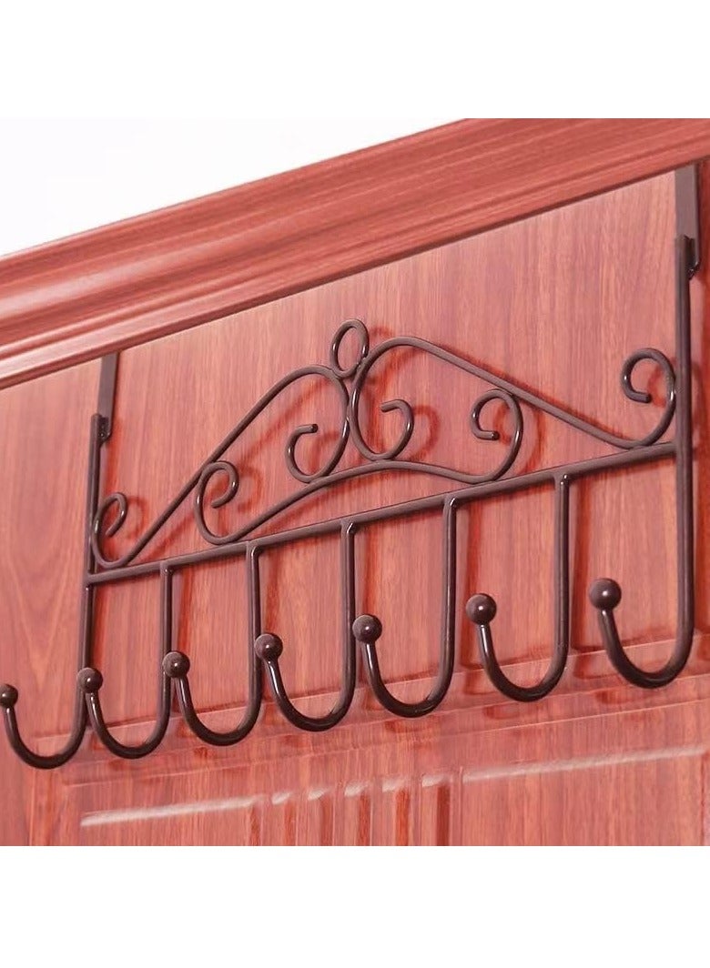 6 Hook Door Hanger (Brown) - Image 2