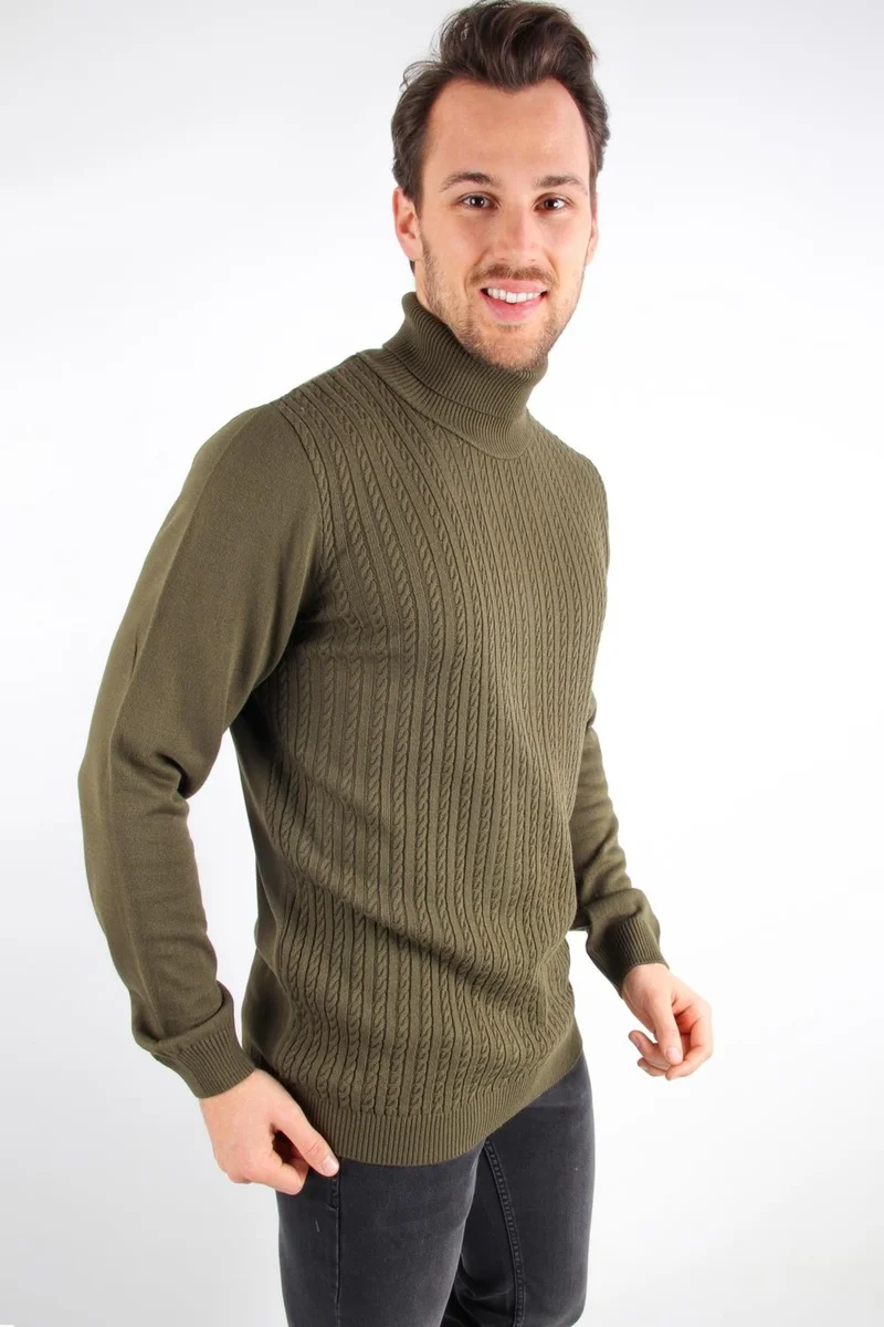 الكسندر جاردي Alexandergardı Hair Knitting Turtleneck Sweater (E20-18820)