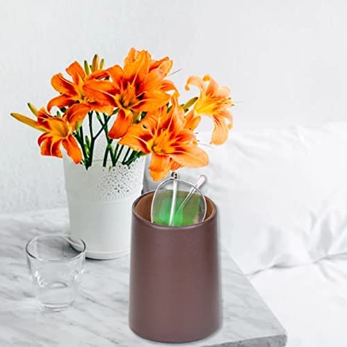 Baitaihem Eyeglasses Holder Stand Protective Glasses Holder For Desks Or Nightstands Pack of 2（Black&Brown） - Image 5