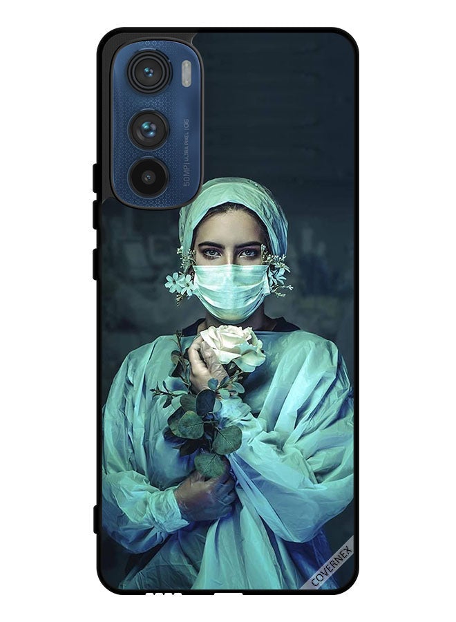 Covernex Protective Case Cover For Motorola Edge 30 Nurse Art - Image 1