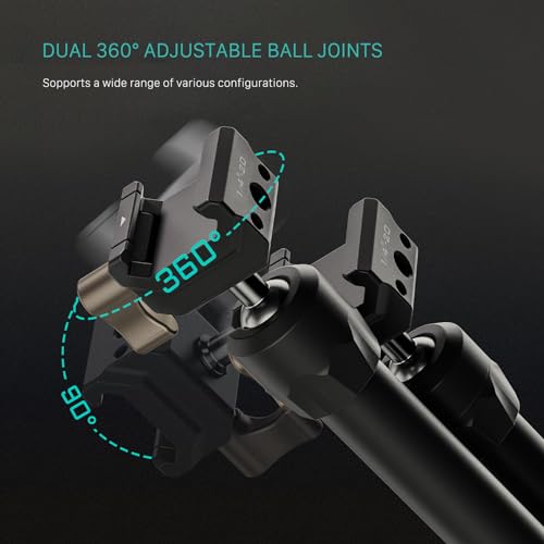 Tilta Pro Articulating Arm - 1/4"-20 to 1/4"-20 Magic Arm for Filmmakers & Cameras | 11lbs Payload Capacity | Quick-Locking | Durable - Image 3