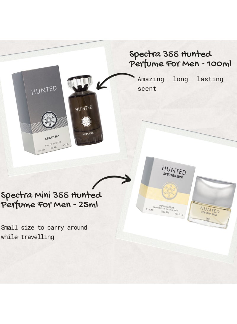 Spectra Mini 355 Hunted EDP Perfume For Men - 25ml - Image 4