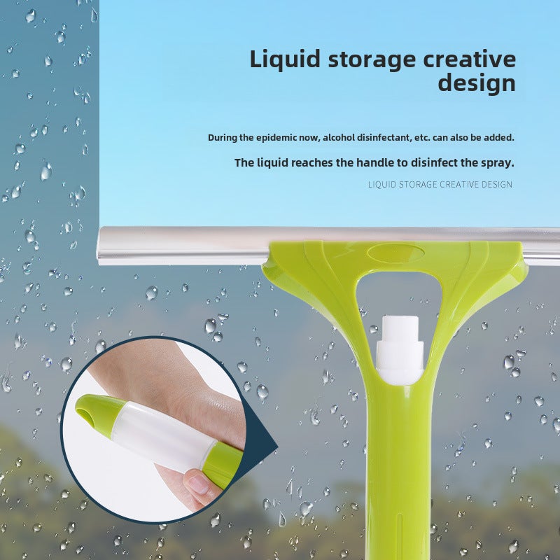 Glass cleaner three-in-one glass cleaner household tool mirror washing water window scraper cleaning window water spray brush(Two-in-one spray scraping window) - Image 4