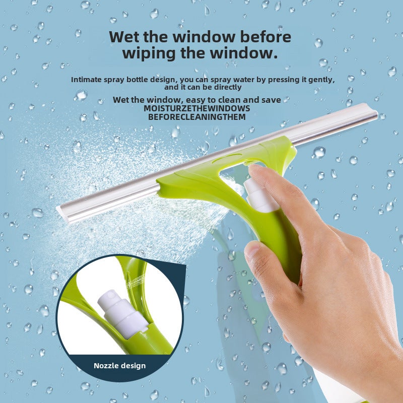 Glass cleaner three-in-one glass cleaner household tool mirror washing water window scraper cleaning window water spray brush(Two-in-one spray scraping window) - Image 5
