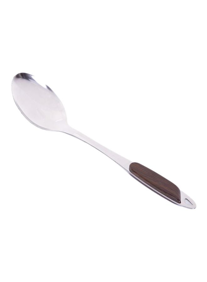 Royalford Serving Spoon Silver/Brown - Image 1